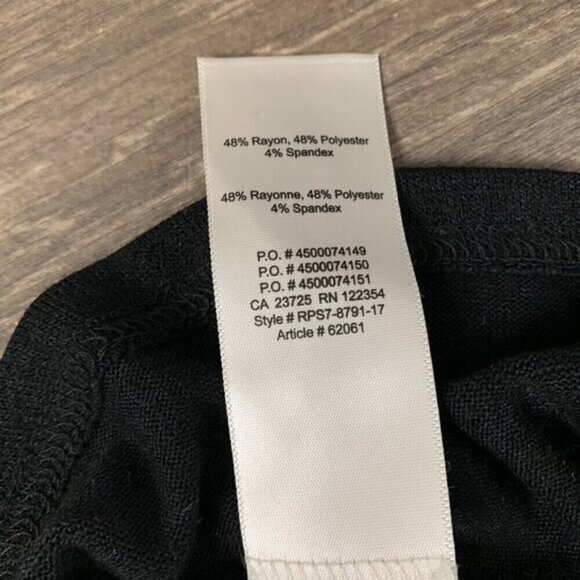 Aritzia Wilfred Free Cober T-shirt Dress Relaxed Jersey Long sleeve black XS - Picture 8 of 13